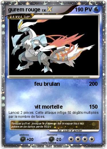 Pokemon gurem rouge