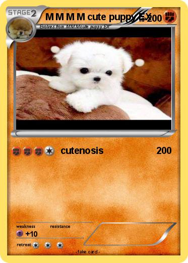 Pokemon M M M M cute puppy EX