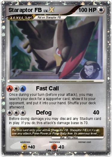 Pokemon Staraptor FB