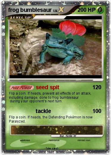 Pokemon frog bumblesaur