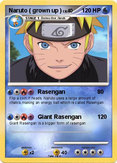 Pokemon Naruto ( grown up )