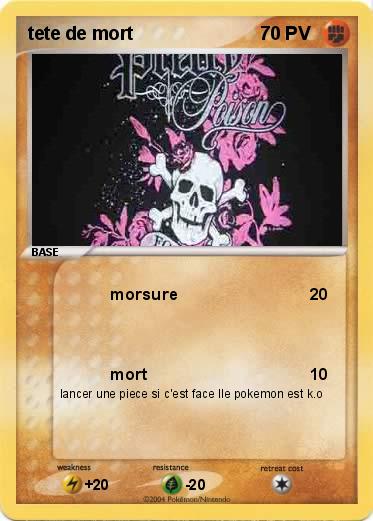 Pokemon tete de mort
