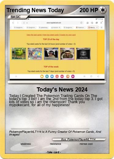Pokemon Trending News Today