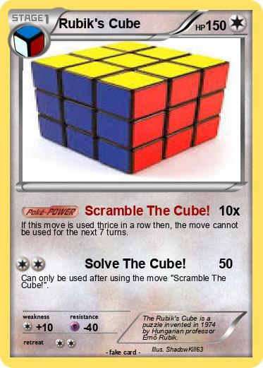 Pokemon Rubik's Cube