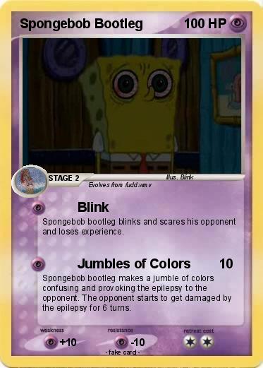 Pokemon Spongebob Bootleg