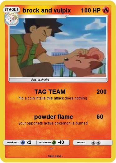 Pokemon brock and vulpix