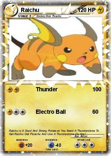 Pokemon Raichu