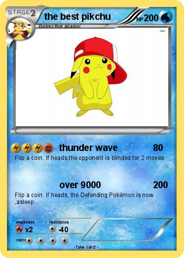 Pokemon the best pikchu