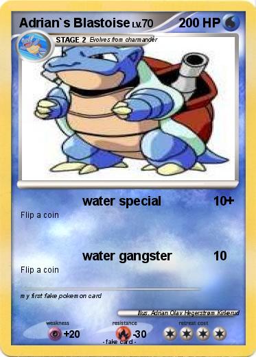Pokemon Adrian`s Blastoise