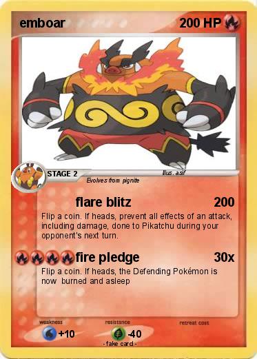 Pokemon emboar