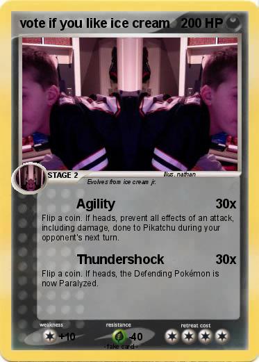 Pokemon vote if you like ice cream