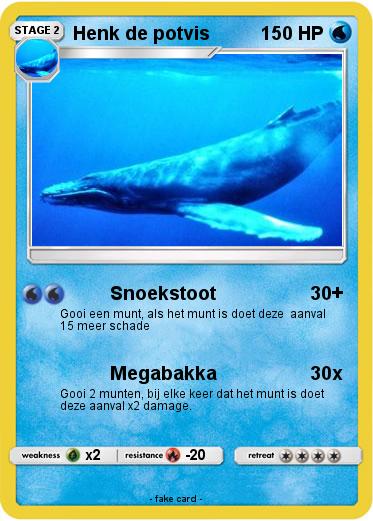 Pokemon Henk de potvis