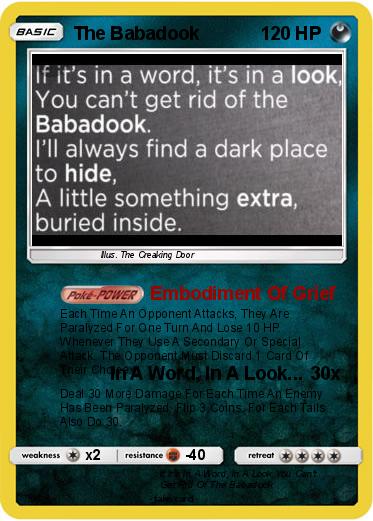 Pokemon The Babadook