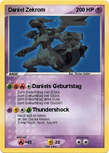 Pokemon Daniel Zekrom