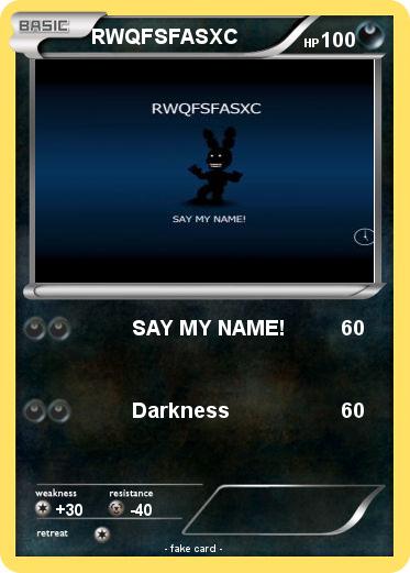 Pokemon RWQFSFASXC