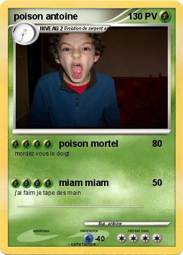Pokemon poison antoine