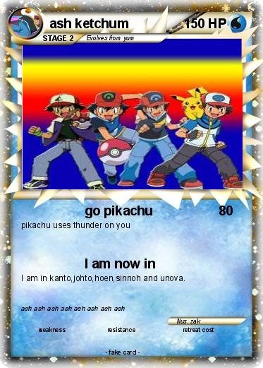 Pokemon ash ketchum