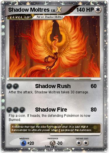 Pokemon Shadow Moltres