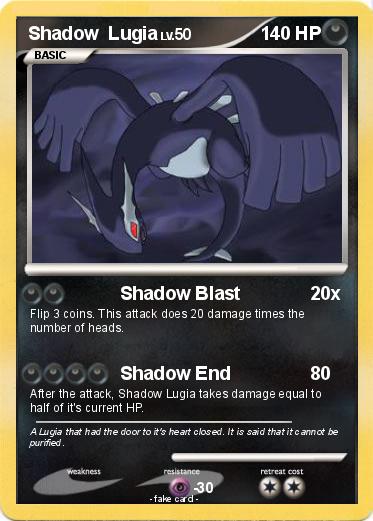 Pokemon Shadow  Lugia