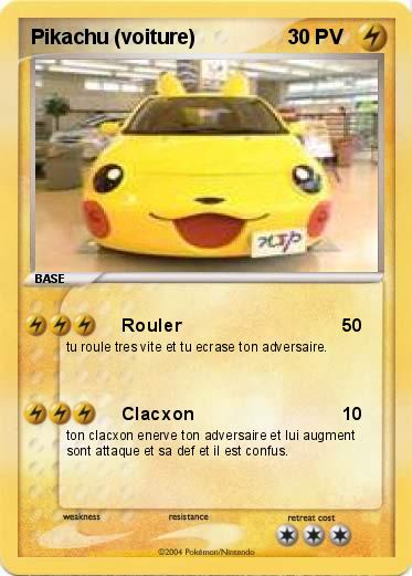 Pokemon Pikachu (voiture)