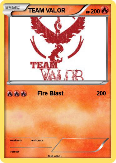 Pokemon TEAM VALOR