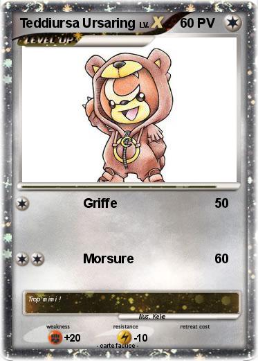 Pokemon Teddiursa Ursaring