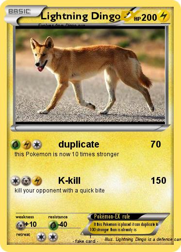 Pokemon Lightning Dingo
