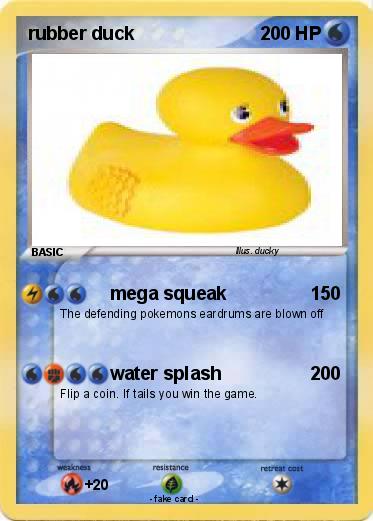 Pokemon rubber duck