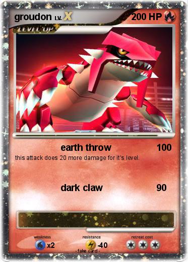 Pokemon groudon