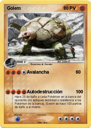 Pokemon Golem