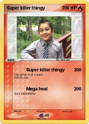 Pokemon Super killer thingy