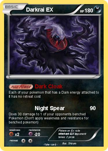 Pokemon Darkrai EX