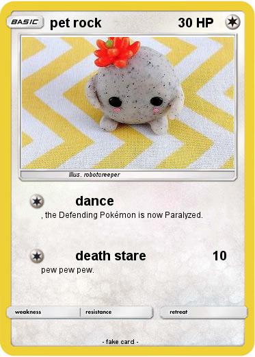 Pokemon pet rock