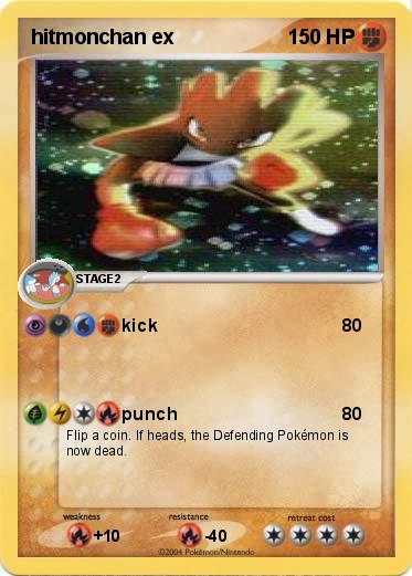 Pokemon hitmonchan ex