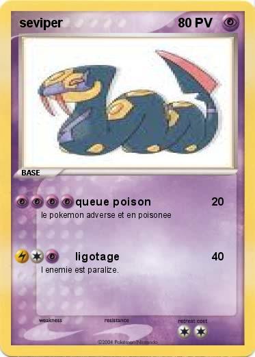 Pokemon seviper
