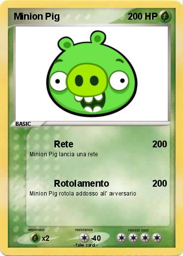 Pokemon Minion Pig