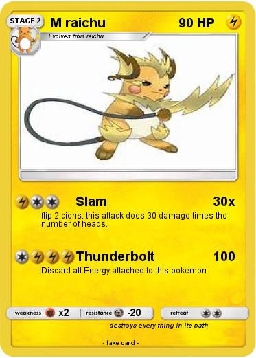 Pokemon M raichu