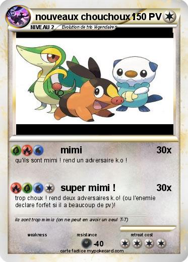 Pokemon nouveaux chouchoux !