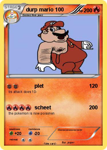 Pokemon durp mario 100