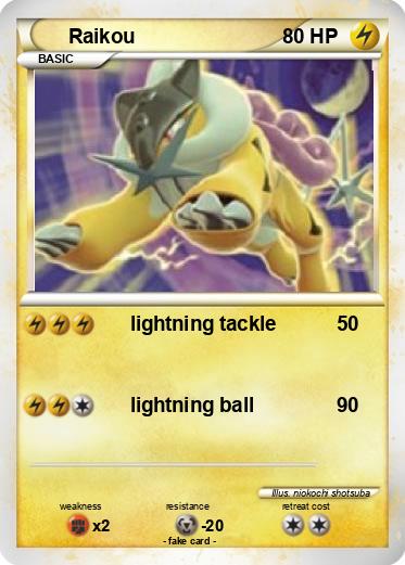 Pokemon Raikou