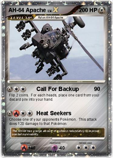 Pokemon AH-64 Apache