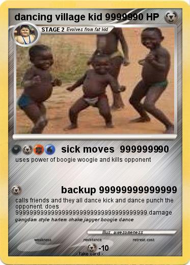 Pokemon dancing village kid 99999