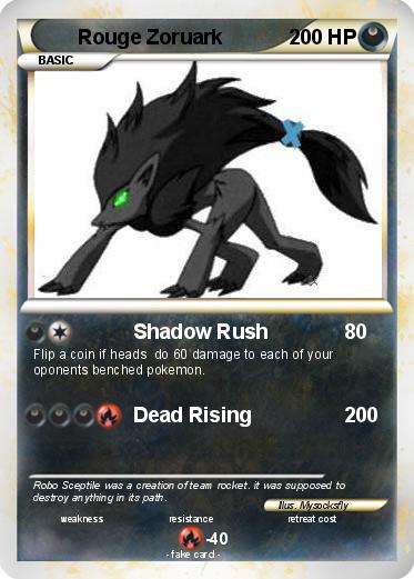 Pokemon Rouge Zoruark
