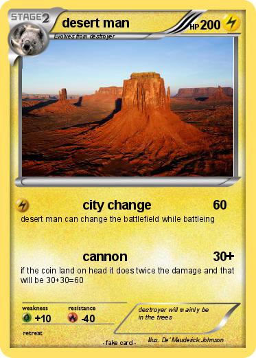 Pokemon desert man