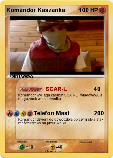 Pokemon Komandor Kaszanka