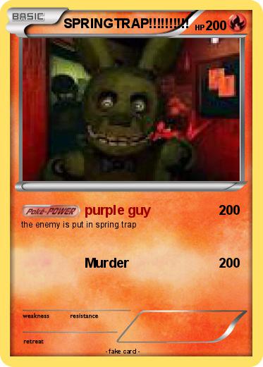 Pokemon SPRINGTRAP!!!!!!!!!!