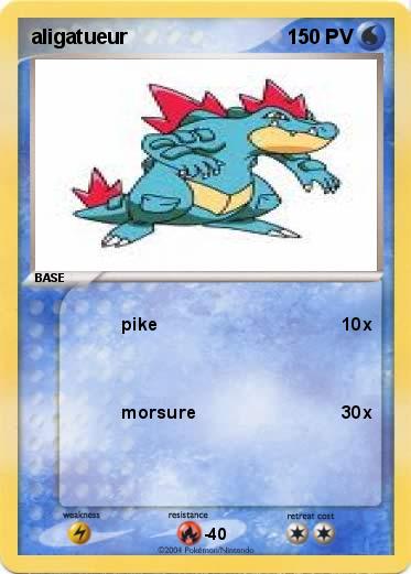 Pokemon aligatueur