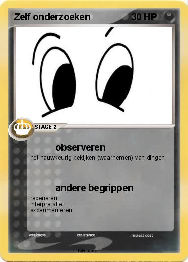 Pokemon Zelf onderzoeken