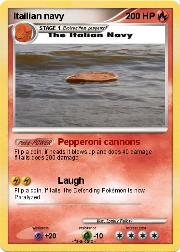 Pokemon Itailian navy