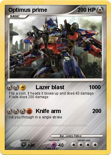 Pokemon Optimus prime